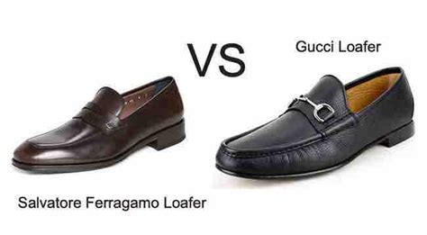 ferragamo loafers vs gucci